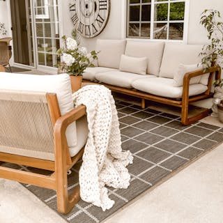 Video of Laholm Outdoor Lounge Set in Sea Black