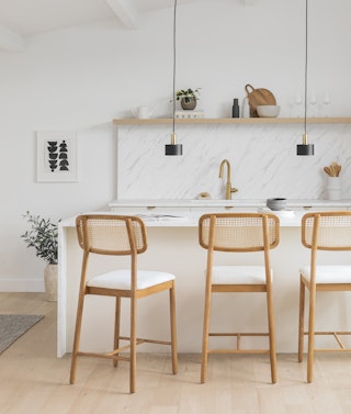 Netro Oak Counter Stools
