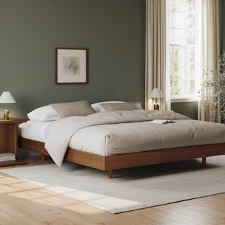 Shop Basi King Bed Frame - Smoked Oak