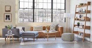 Mello Taos Tan Right Arm Sofa desktop