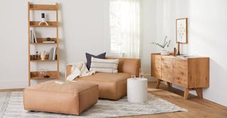 Solae Left Chaise Module, Solae Ottoman