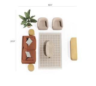 Warm Terracotta Living floor plan