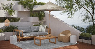 View The Backyard Coastal Getaway room design