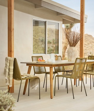 Atra Dining Table and Zina Dining Chairs.