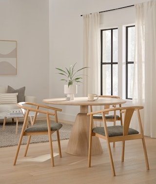 Fonra chairs and Kurasi table