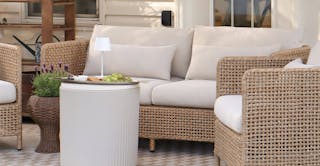 View A Heritage Patio With Sophisticated Seating
