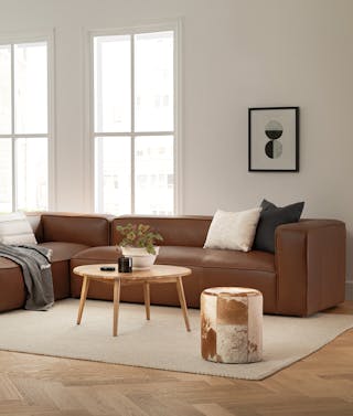 Mello Taos Brown Left Arm Corner Sectional