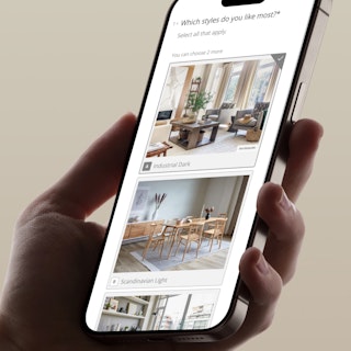Article’s self-serve online form to request free design services