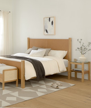 Underbed White Oak Storage Drawer Set | Article Lenia Bedroom Furniture