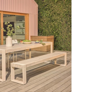 Lubek Dining Table & Bench