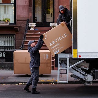 Products ordered by Vivian delivered to her home