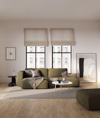 Sanna Magnet Green Left Sectional