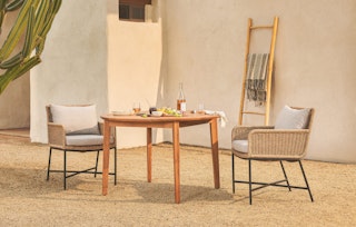 Marol Dining Table, Tody Dining Chairs