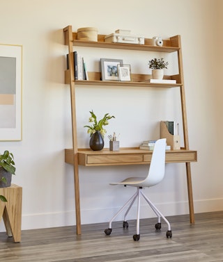 Fantol Bookcase Desk, Svelti Office Chair