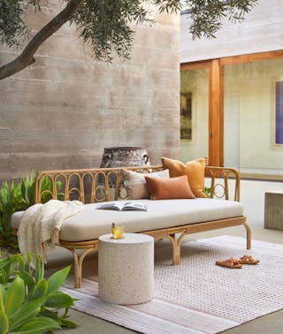 Amarillo Dravite Ivory Chaise Lounge Outdoor 2023