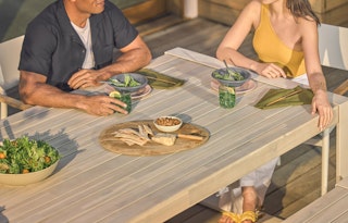 Lubek Dining Table & Bench